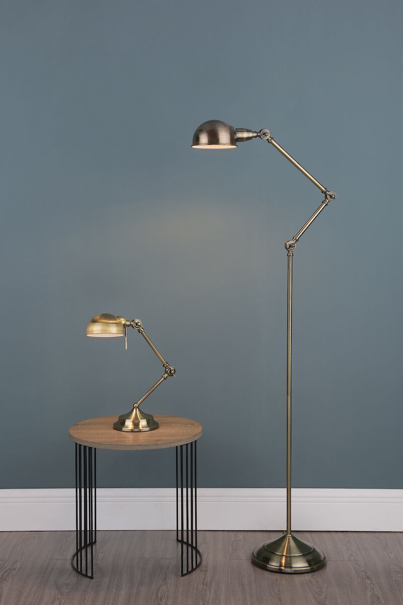 Ranger Task Table Lamp Antique Brass<br>Antique Brass - Image 7