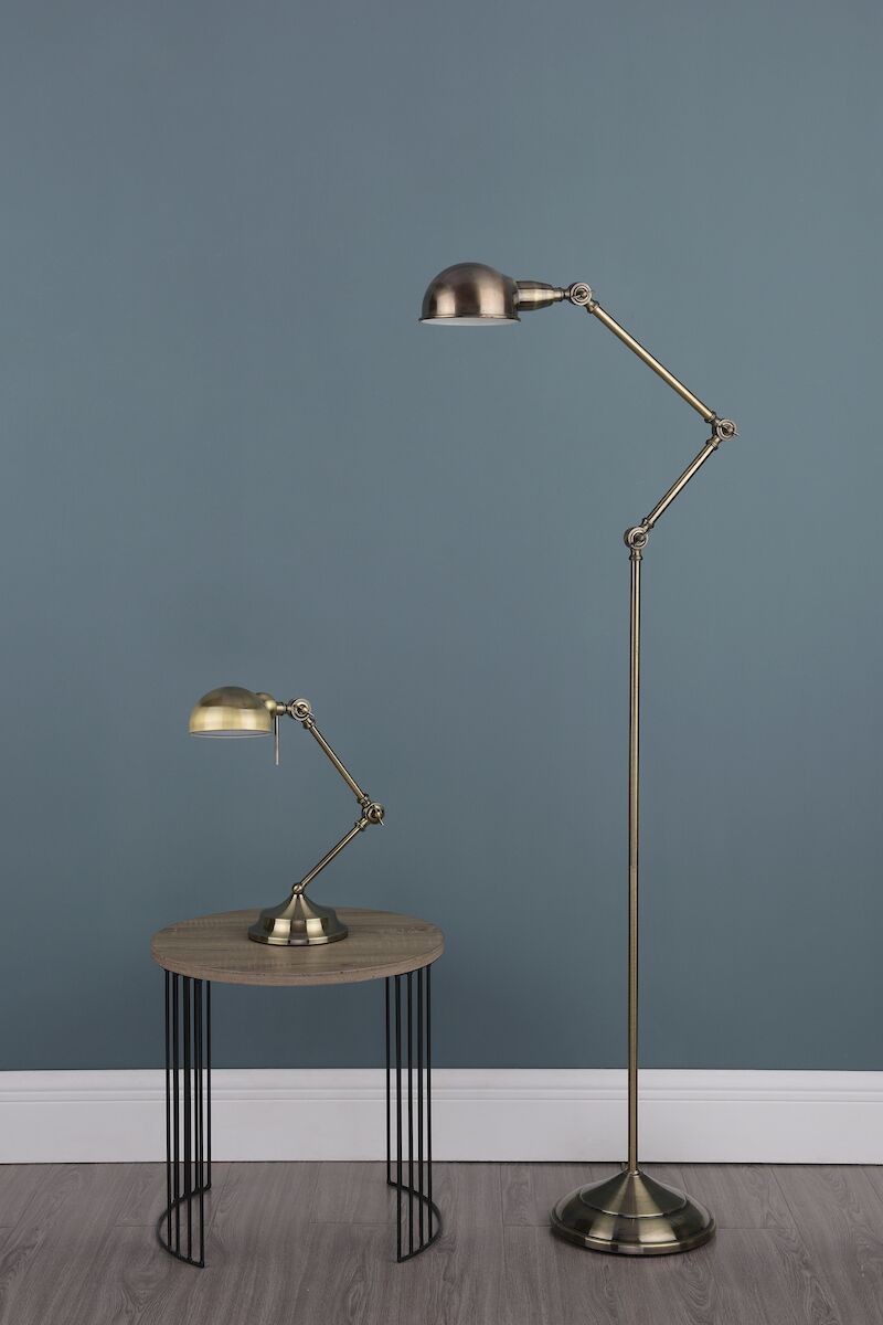 Ranger Task Table Lamp Antique Brass<br>Antique Brass - Image 8