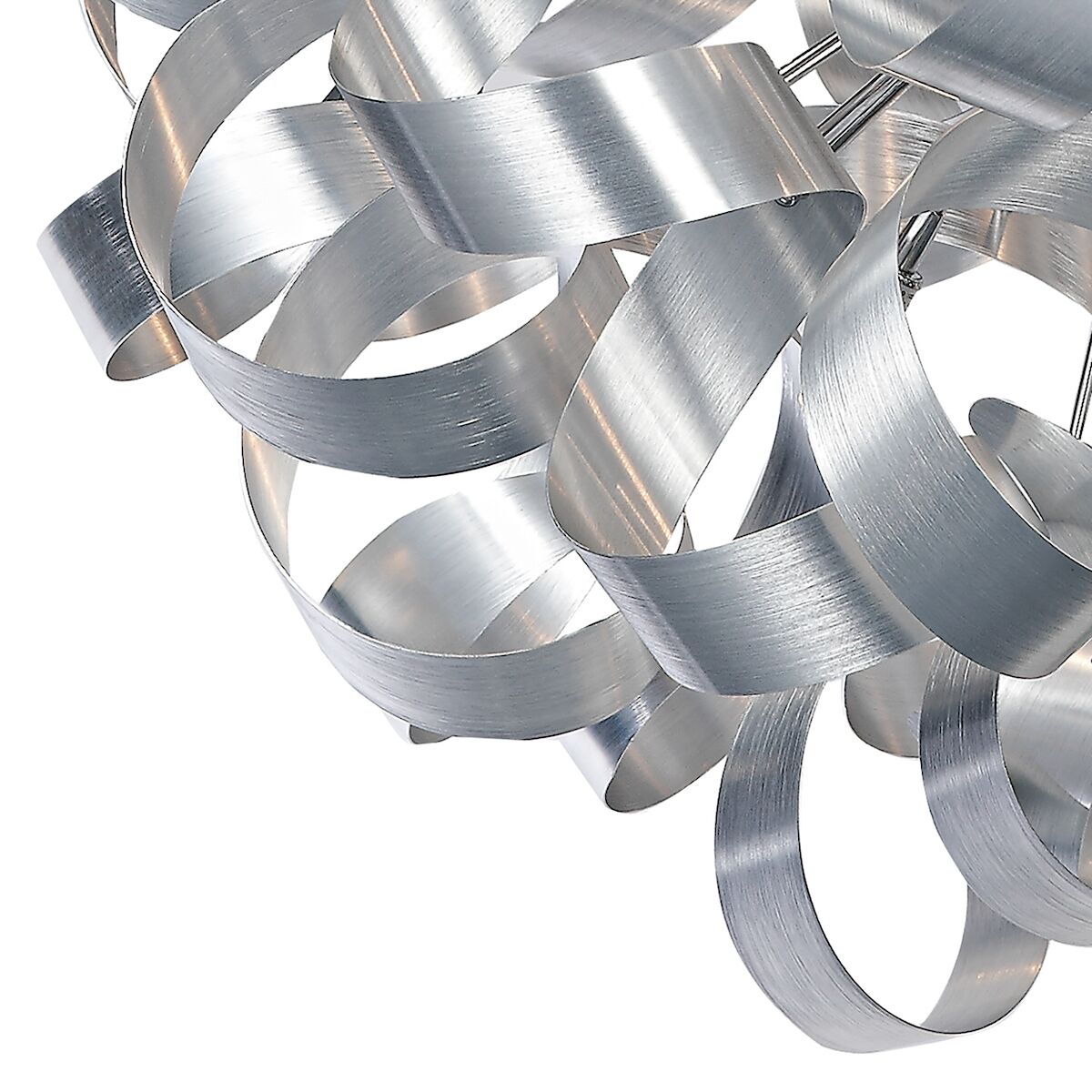 Rawley 12 Light Pendant Brushed Aluminium<br>Brushed Aluminium - Image 6