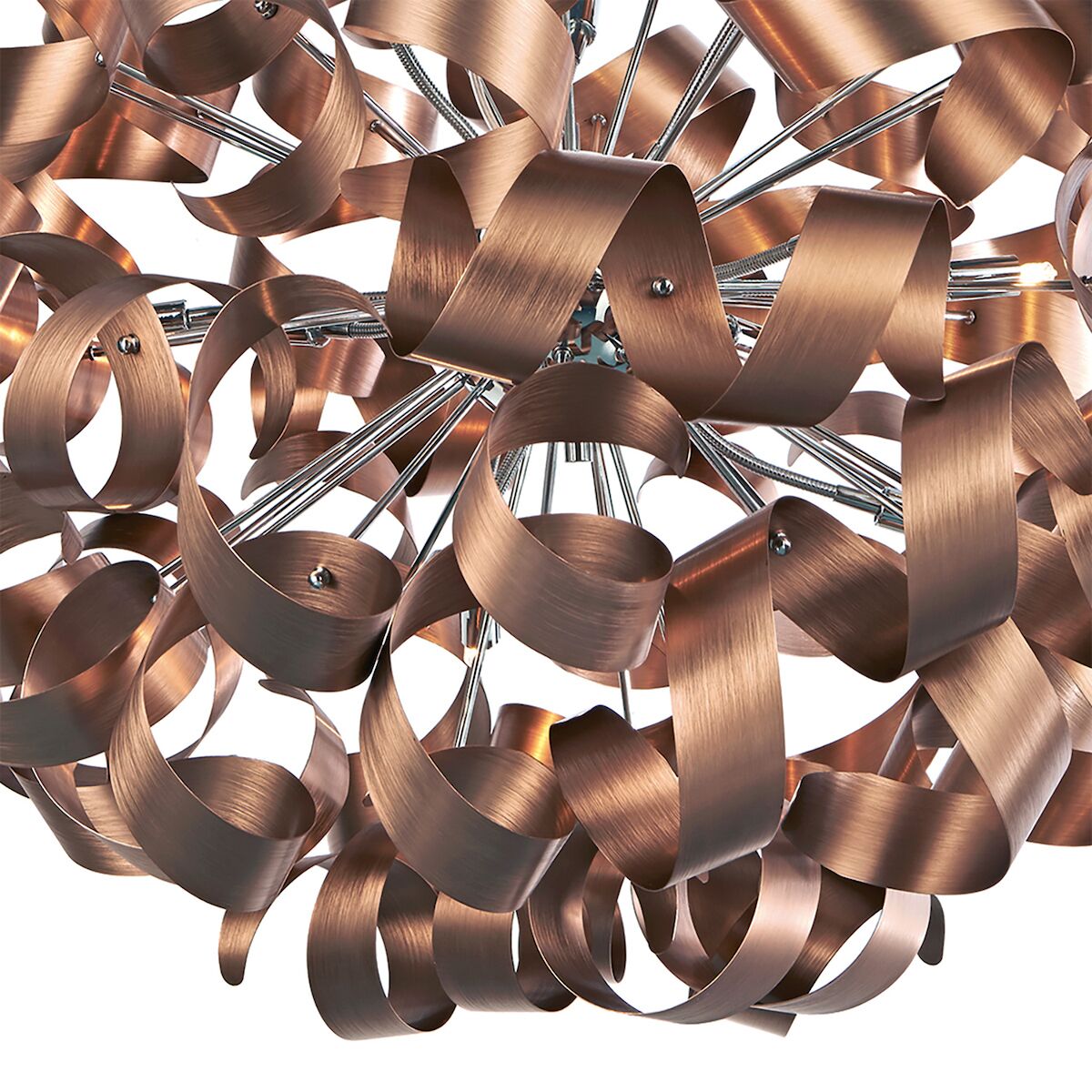 Rawley 12 Light Pendant Brushed Copper<br>Brushed Copper - Image 4
