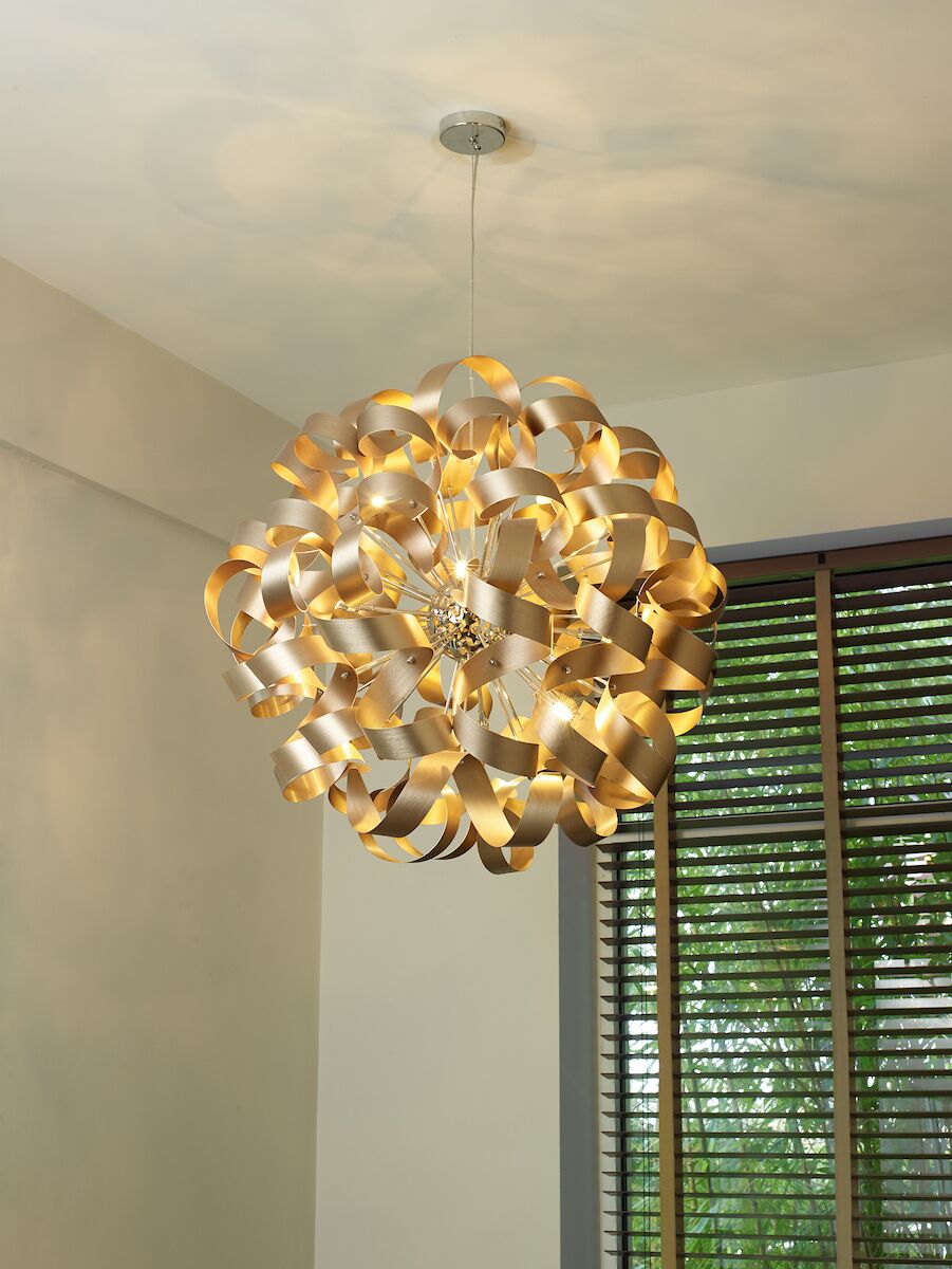 Rawley 12 Light Pendant Brushed Copper<br>Brushed Copper - Image 6
