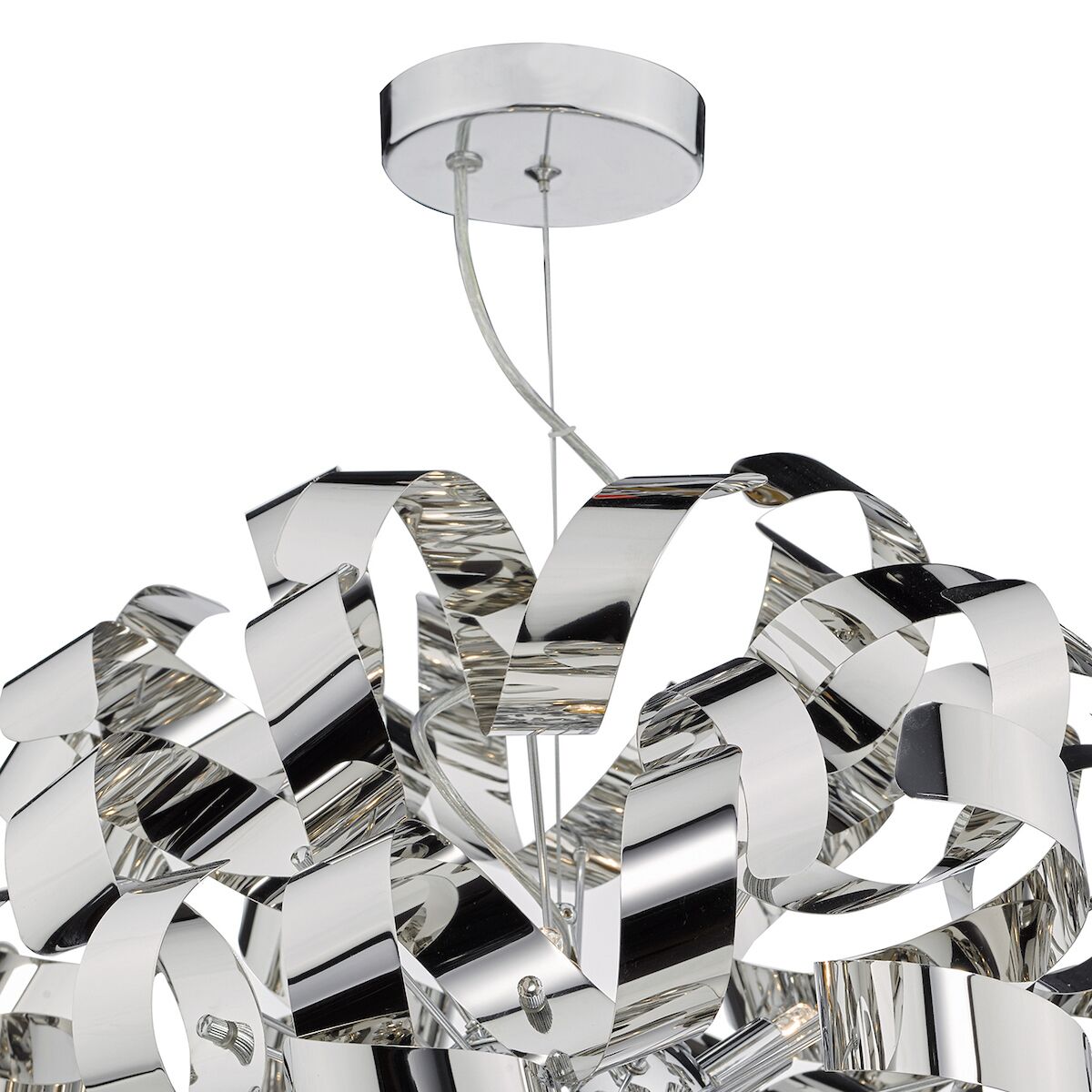 Rawley 9 Light Pendant Polished Chrome<br>Polished Chrome - Image 2