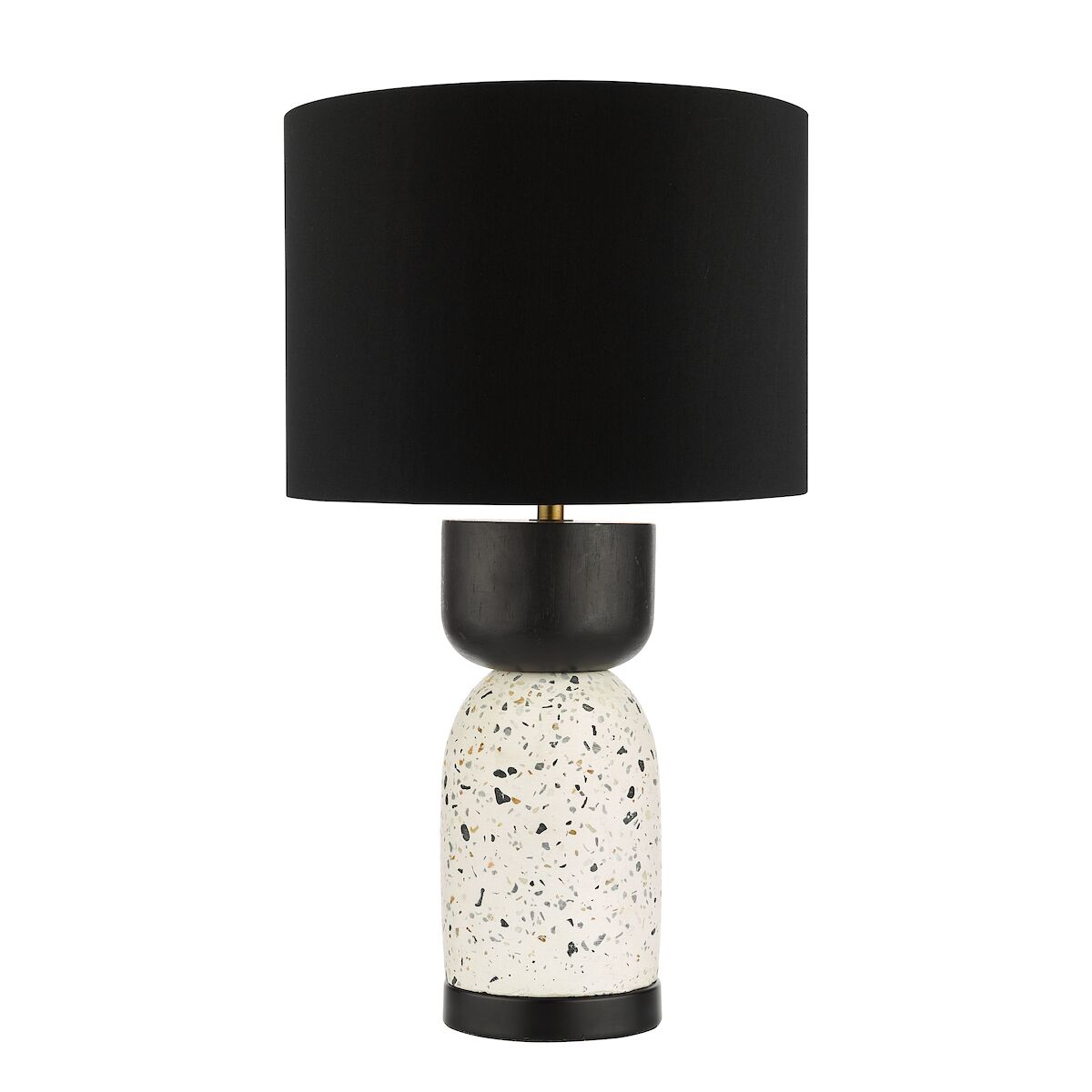 Roja Table Lamp Terrazzo & Black With Shade <br>Black - Image 2