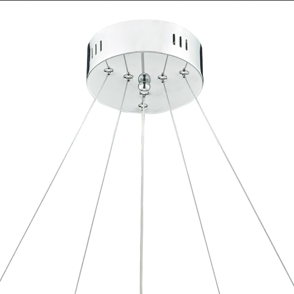 Roma 2 Tier Pendant Polished Chrome Crystal LED<br>Crystal - Image 6