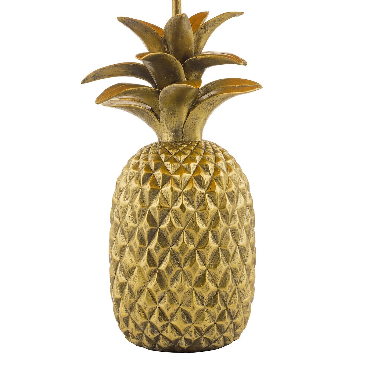 Safa Pineapple Table Lamp Gold With Shade <br>Matt Gold - Image 2