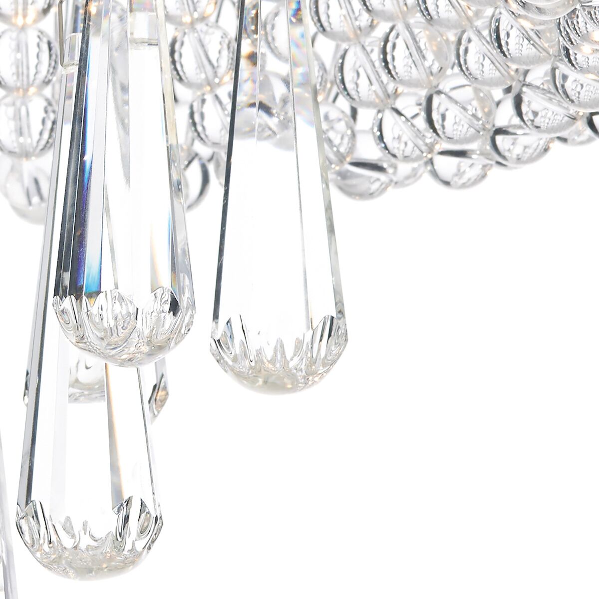 Saigon 5 Light Flush Polished Chrome/Clear<br>Crystal - Image 5