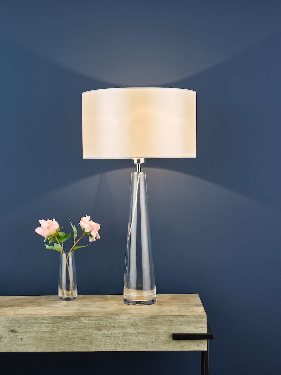 Samara Table Lamp Clear Glass Base Only<br>Glass - Image 5