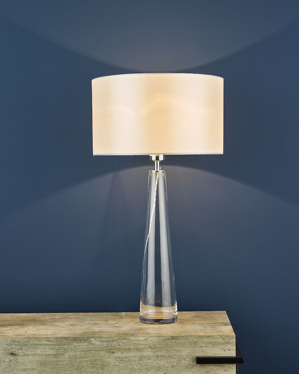 Samara Table Lamp Clear Glass Base Only<br>Glass - Image 6