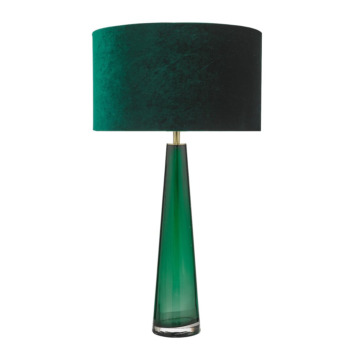 Samara Table Lamp Green Glass Base Only<br>Green Glass