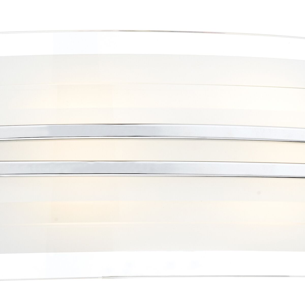 Sector Large Wall Light Frosted Glass Polished Chrome LED<br>White Frosted Glass - Image 3
