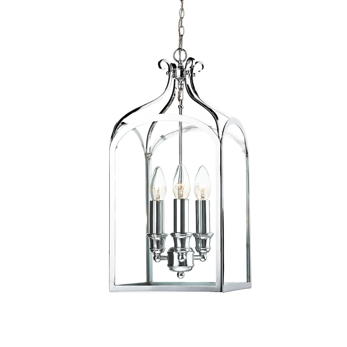Senator 3 Light Pendant Polished Chrome<br>Polished Chrome