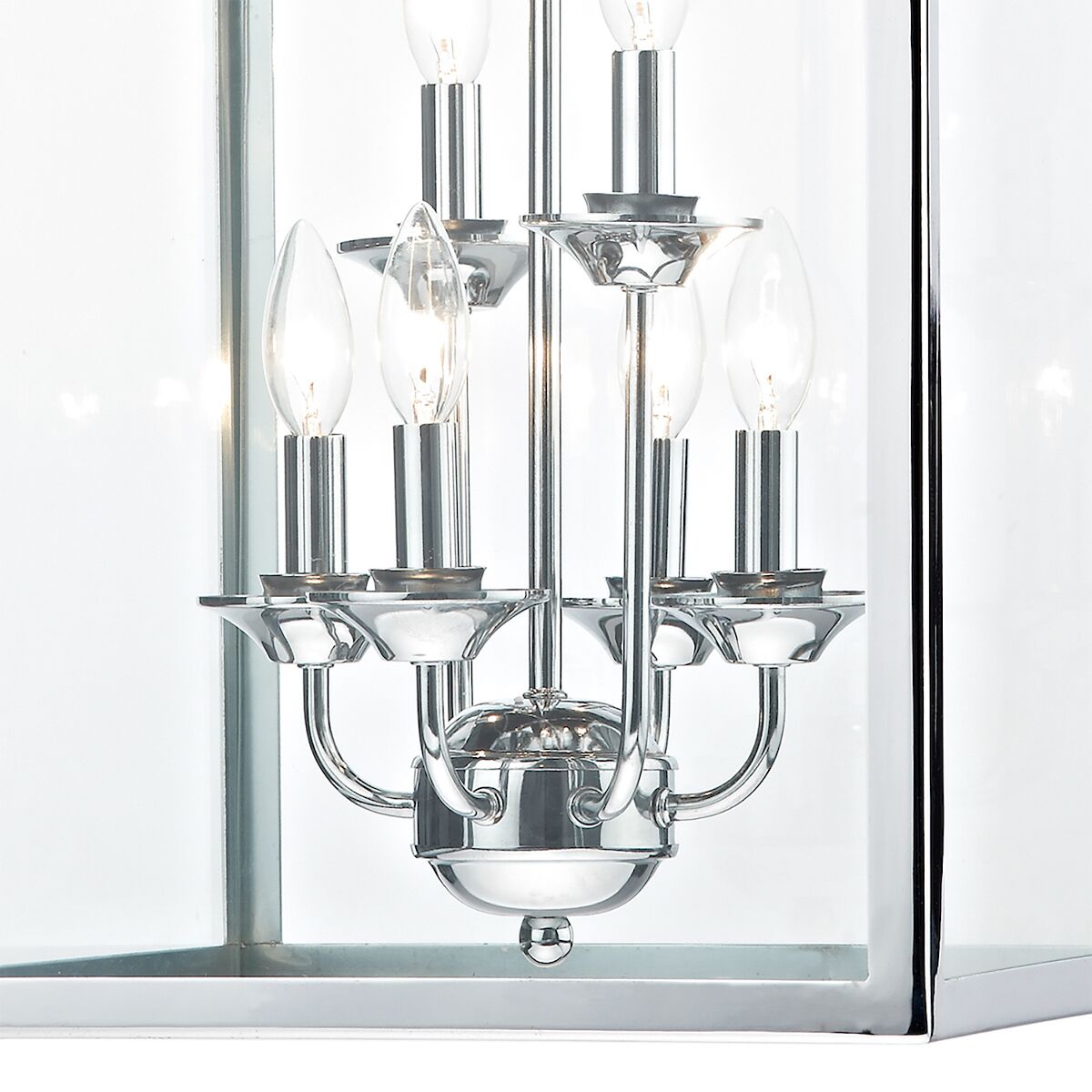 Senator 6 Light Pendant Polished Chrome<br>Polished Chrome - Image 4