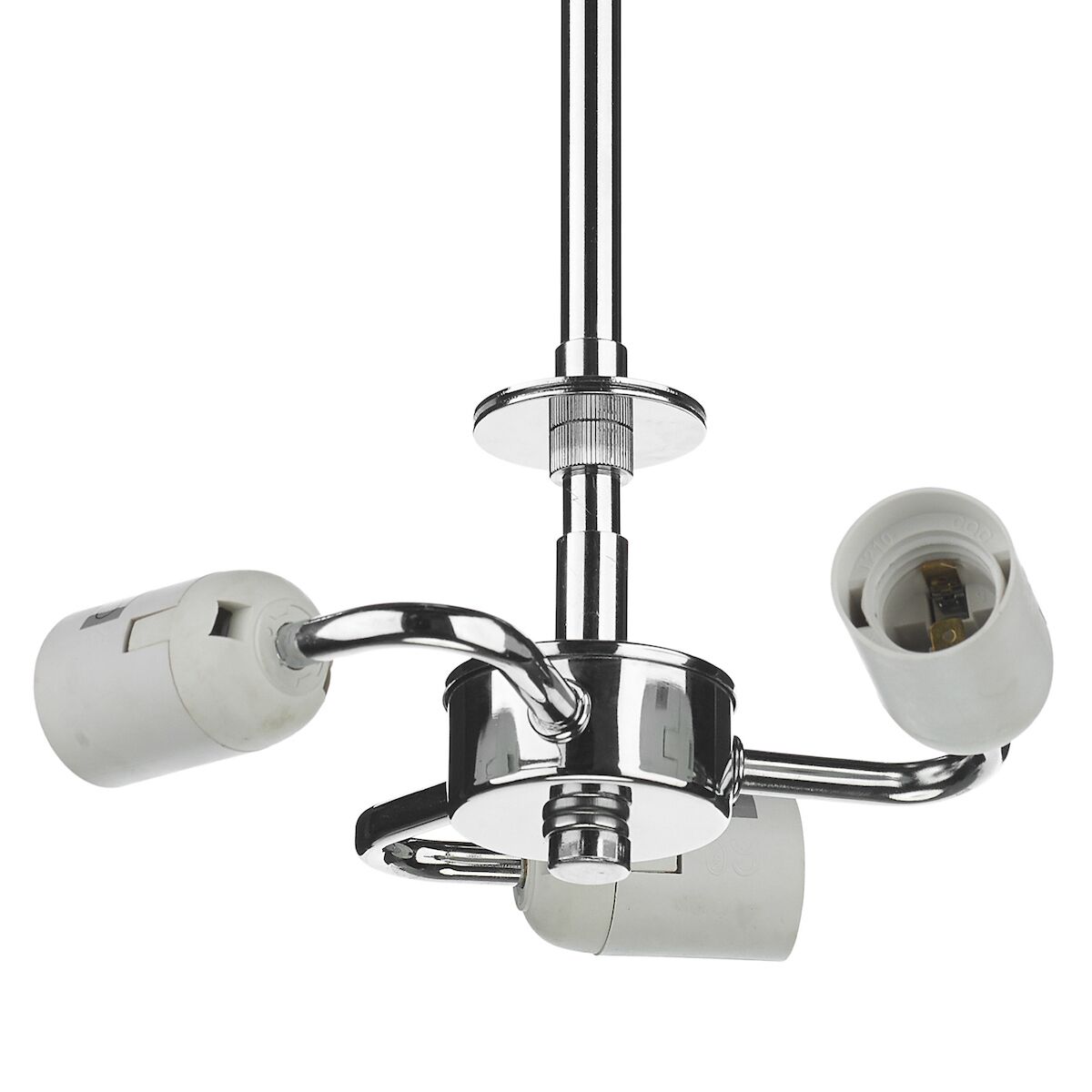 3 Light Semi Flush Suspension Polished Chrome<br>Polished Chrome - Image 2