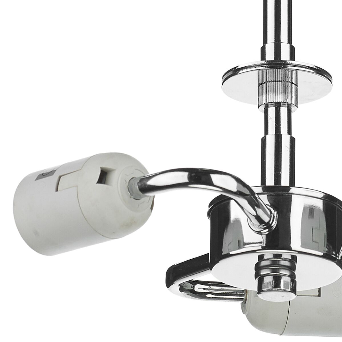 3 Light Semi Flush Suspension Polished Chrome<br>Polished Chrome - Image 3