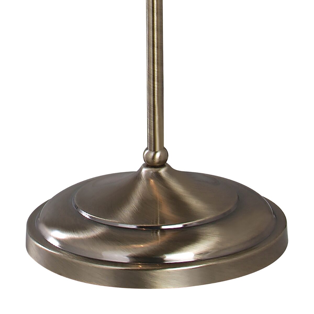 Suffolk Rise & Fall Floor Lamp Antique Brass With Shade <br>Antique Brass - Image 2