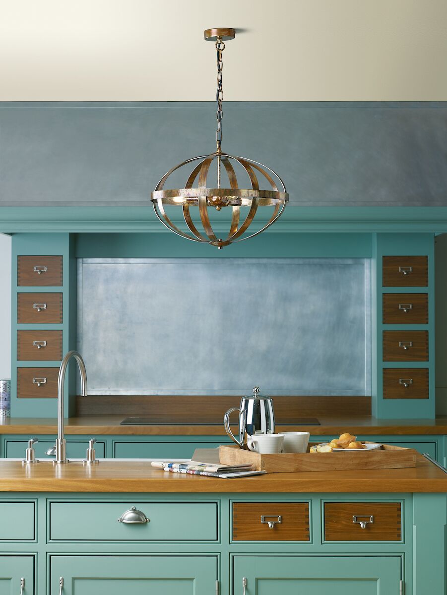 Symbol 3 Light Pendant Petrol Copper<br>Mottled Copper - Image 4