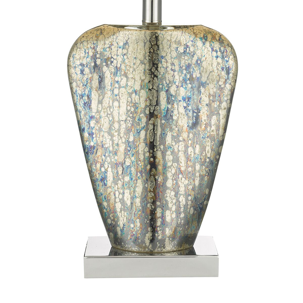 Syracuse Table Lamp Mercury Glass With Shade Silver Mercury Glass - Image 4