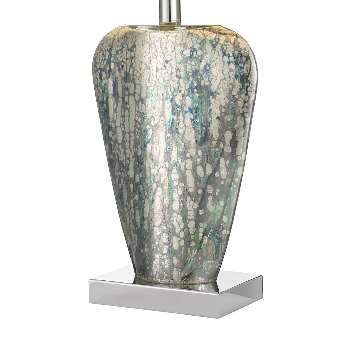 Syracuse Table Lamp Mercury Glass With Shade Silver Mercury Glass - Image 5