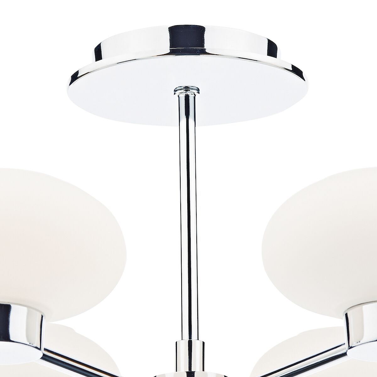 System 6 Light Semi Flush Polished Chrome<br>Polished Chrome - Image 2