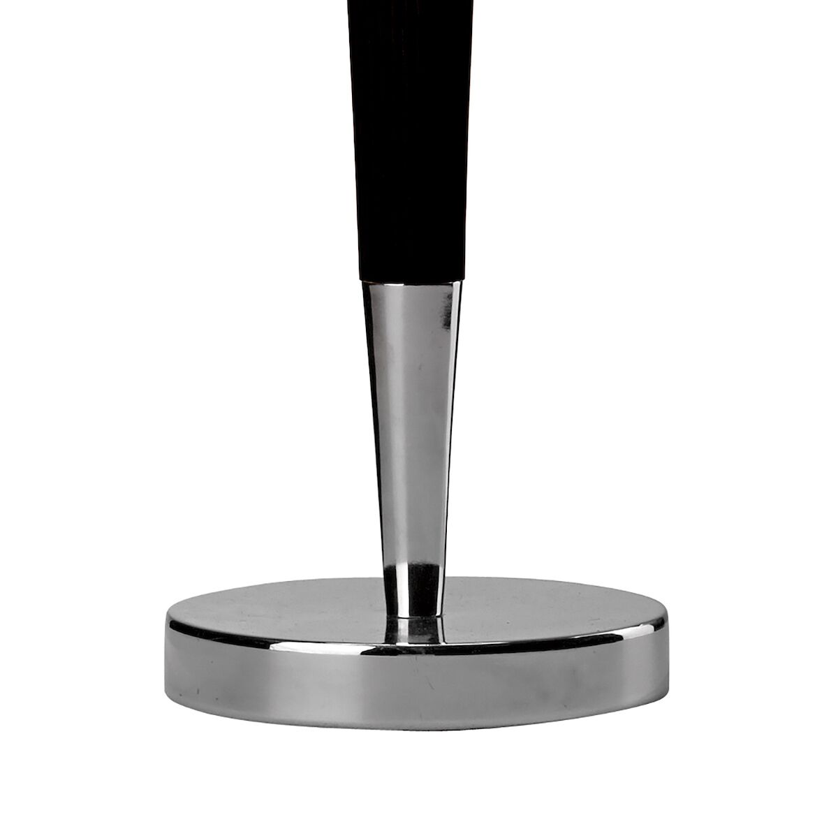 Viking Table Lamp Polished Chrome Black With Shade <br>Polished Chrome - Image 2