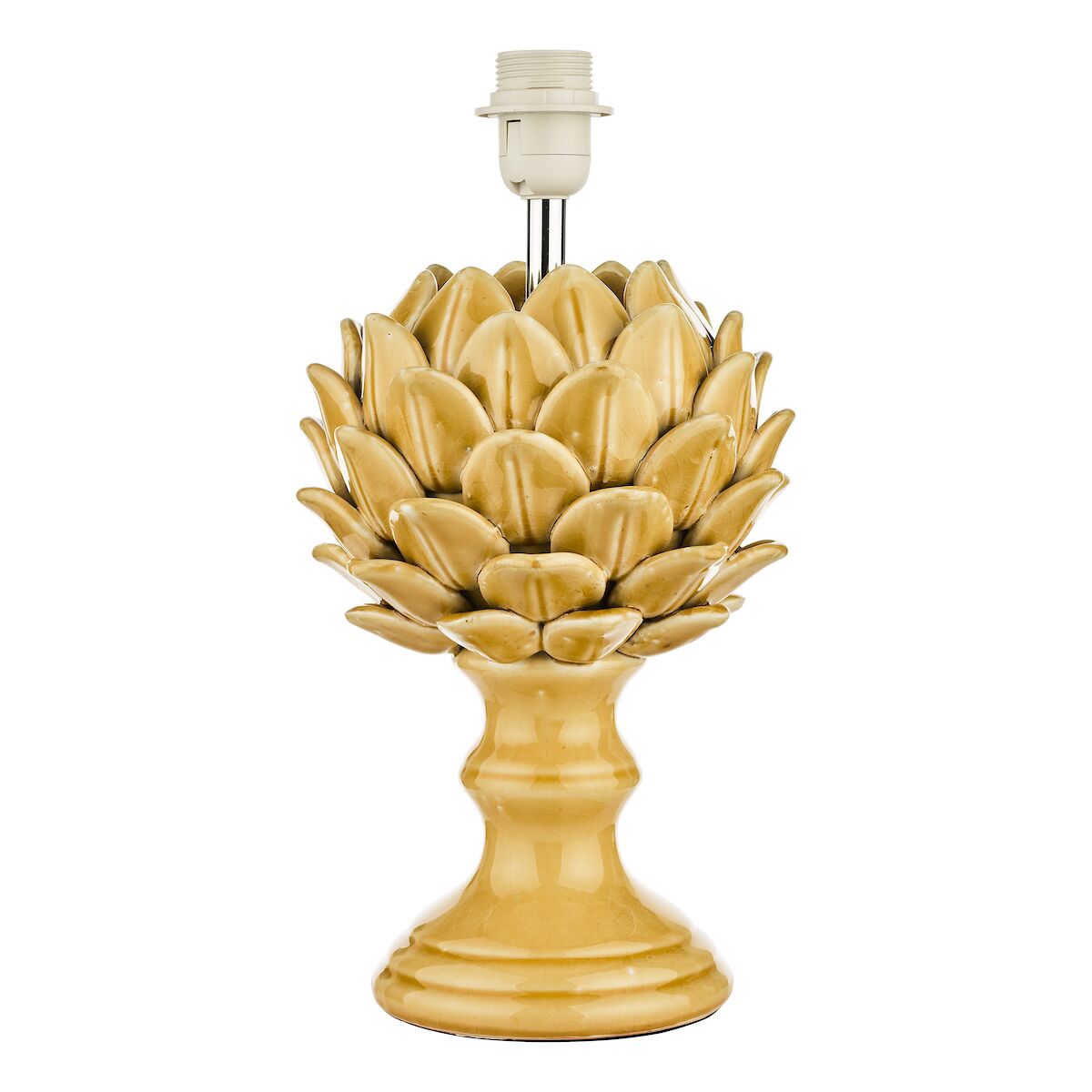 Violetta Table Lamp Yellow Ceramic With Shade <br>Yellow Ceramic - Image 4