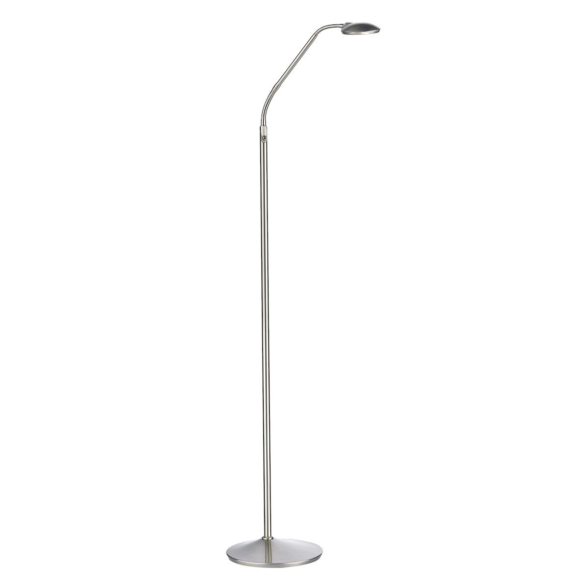 Wellington Task Floor Lamp Satin Chrome LED<br>Satin Chrome