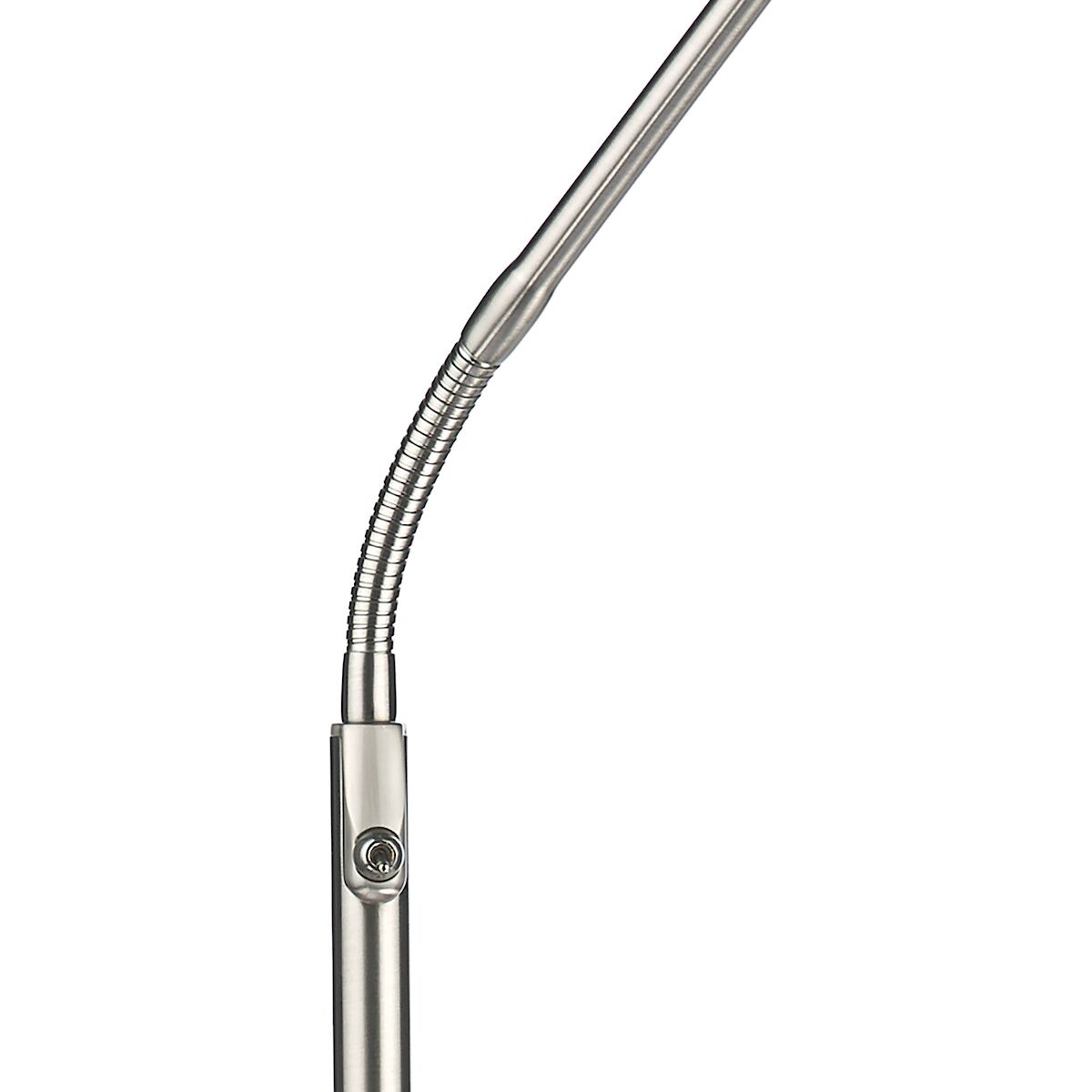 Wellington Task Floor Lamp Satin Chrome LED<br>Satin Chrome - Image 3