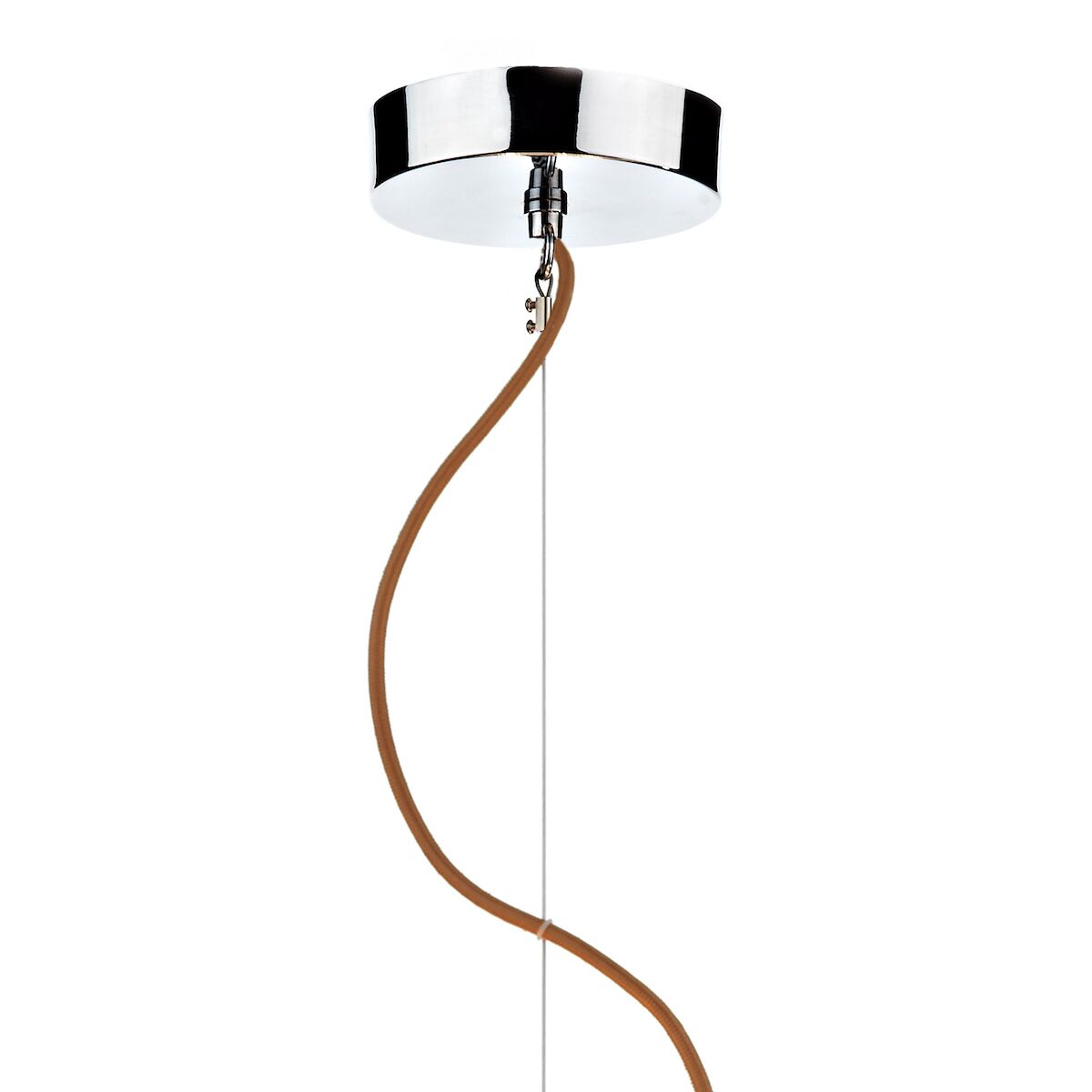 Wheel 3 Light Pendant Taupe Frosted Glass<br>Taupe - Image 2
