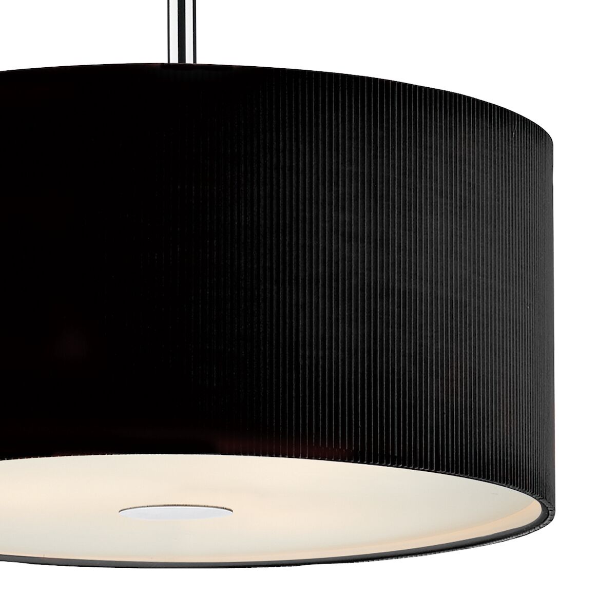 Zaragoza 3 Light Pendant Black 40cm<br>Black - Image 3
