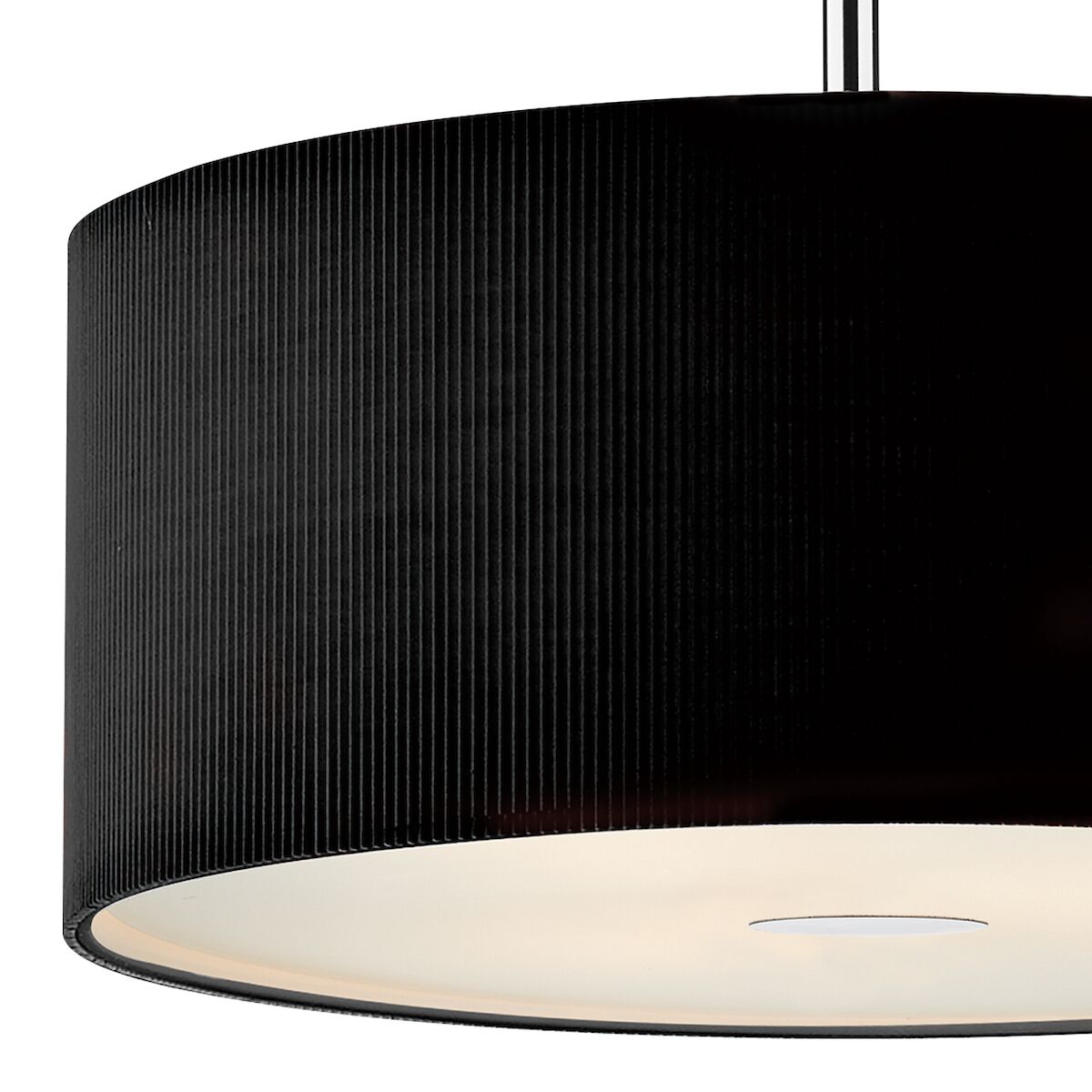 Zaragoza 3 Light Pendant Black 60cm<br>Black - Image 2