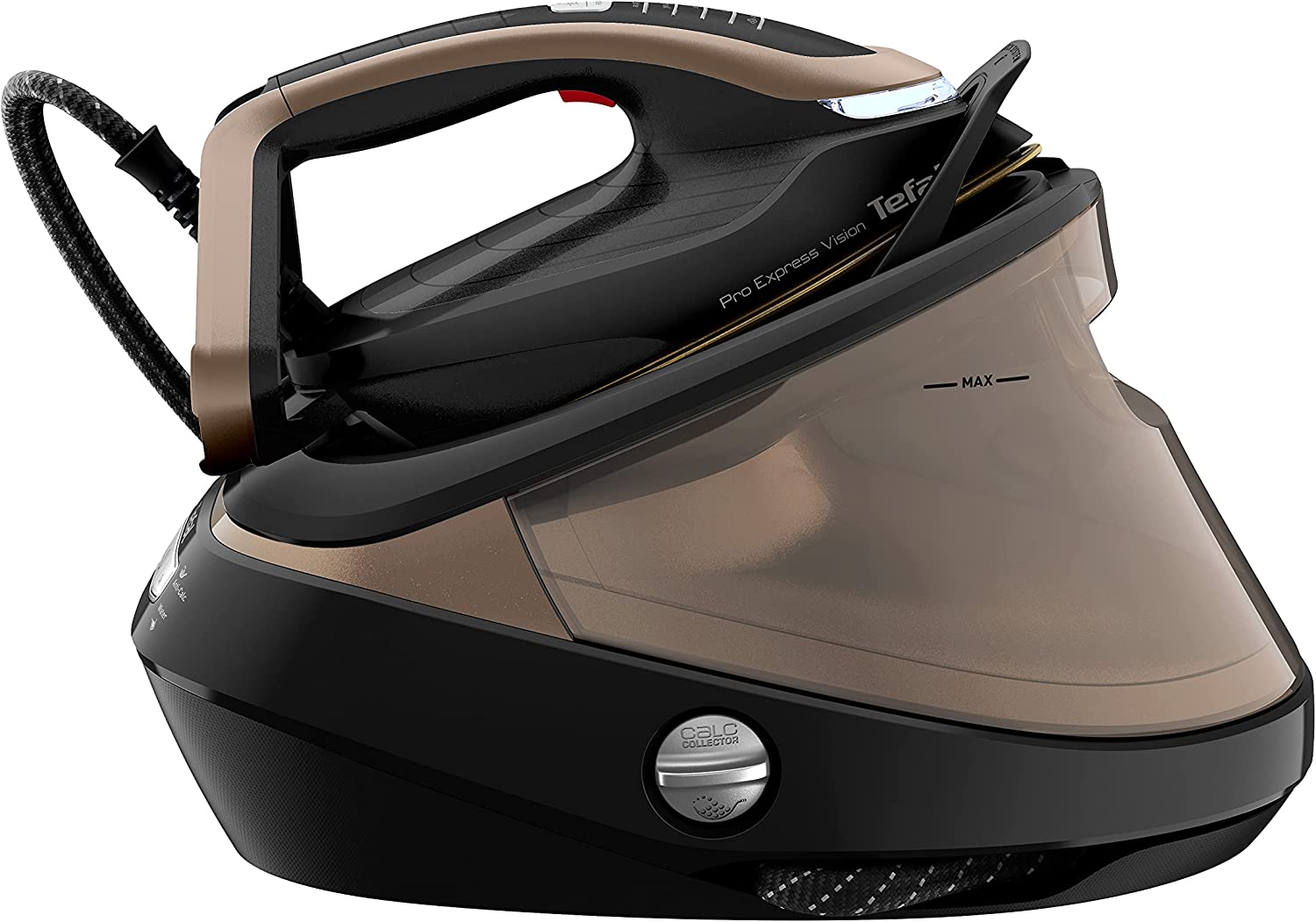 Tefal GV9820G0 Tefal Pro Express Vision Iron - Black & Gold