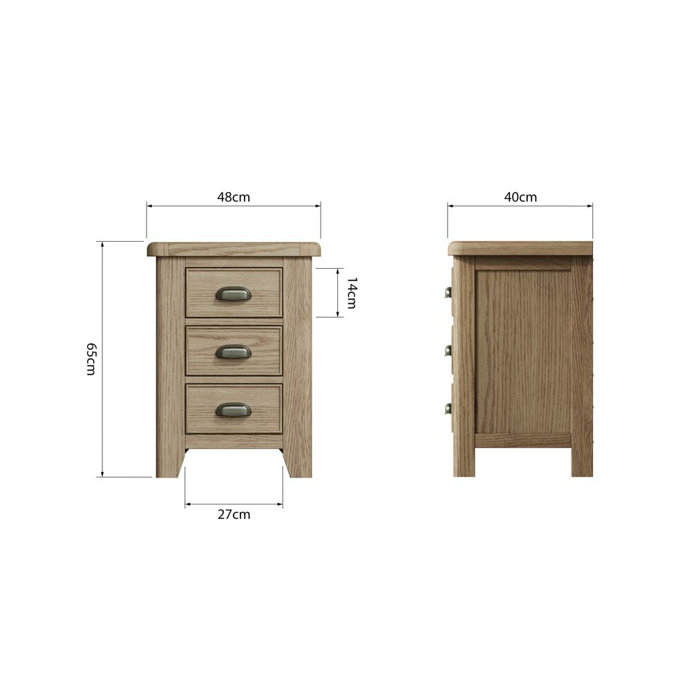 Bordeaux Large Bedside Cabinet - Image 9