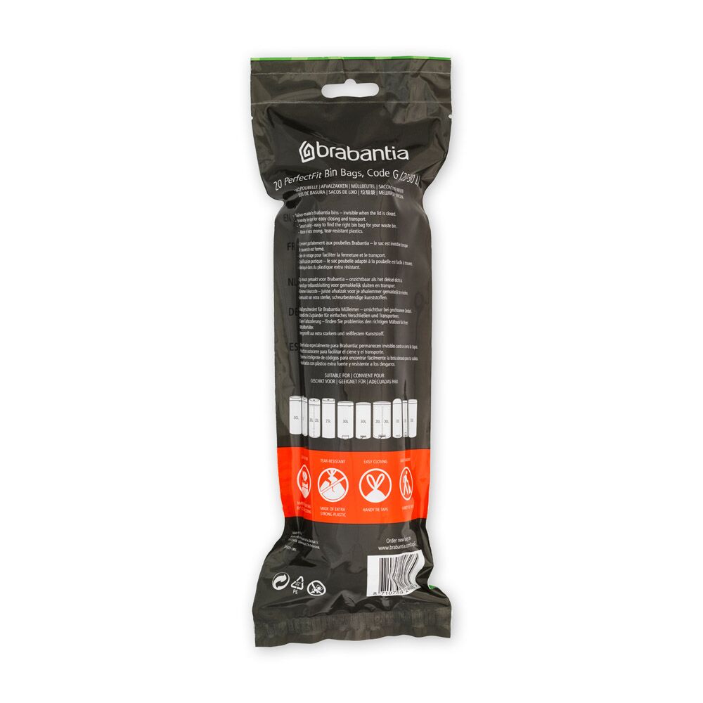 Brabantia PerfectFit Bin Liners (G) 23-30L - Image 2
