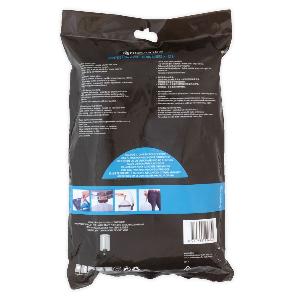 Brabantia 40 PerfectFit Bin Liners (X) 12L - Image 2