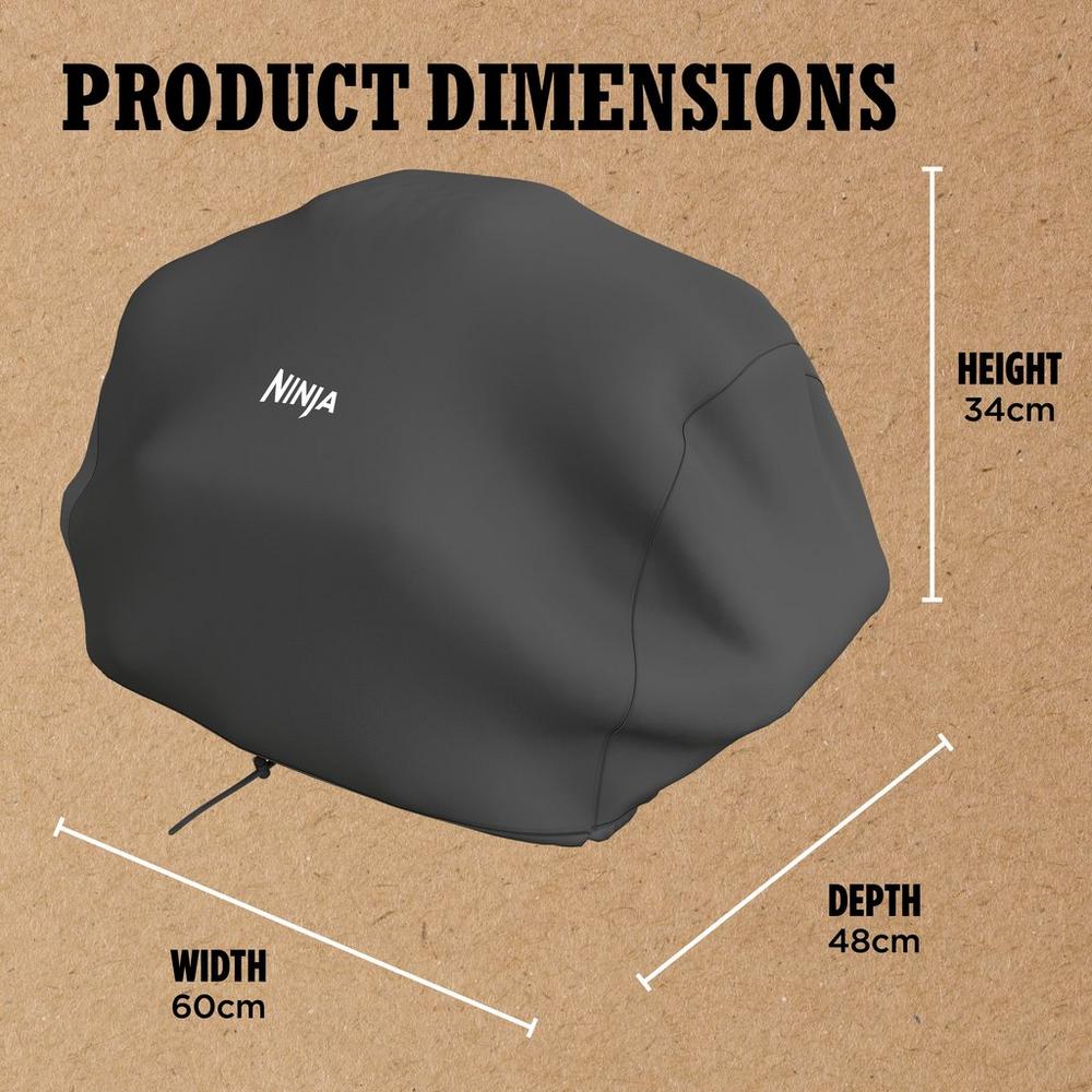 Ninja XSKCOVEREUUK Woodfire Electric BBQ Cover - Black (OG701UK) - Image 2