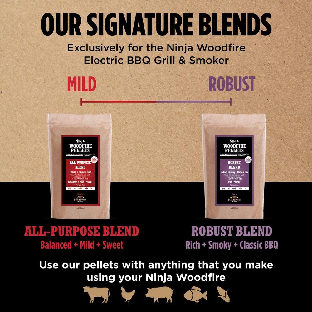 Ninja XSKOGRBLPL2UK Woodfire Pellets, Robust 900g - Image 3