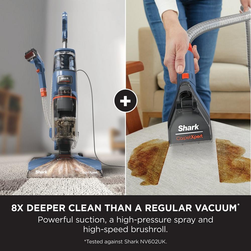 Shark EX150UK CarpetXpert Deep Carpet Cleaner in Navy Blue - Corded - Image 4
