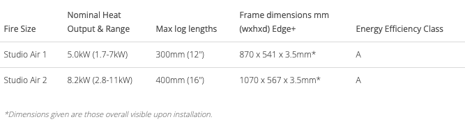 Stovax Studio Air 1 Cassette Woodburning Fire Frame Options - Image 4