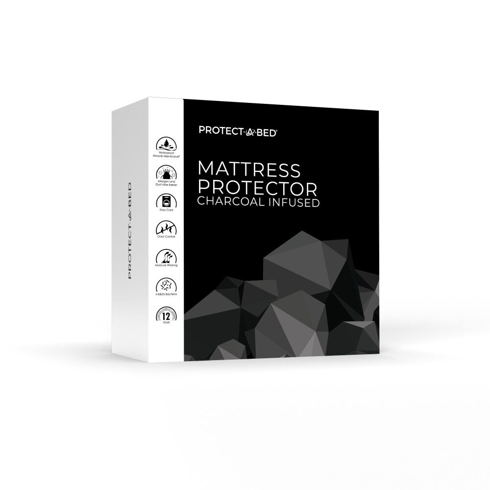 Protect-A-Bed Charcoal Infused Small Double Mattress Protector 120cm