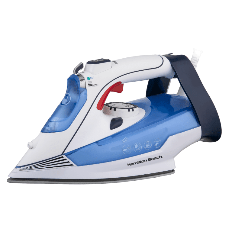 Hamilton Beach HB608WB Pro SteamMax 3000W Steam Iron - White & Blue