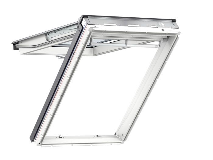 Velux GPU MK06 0070 Manual Top Hung Window Laminated - Double Glazed - White - 78x118cm