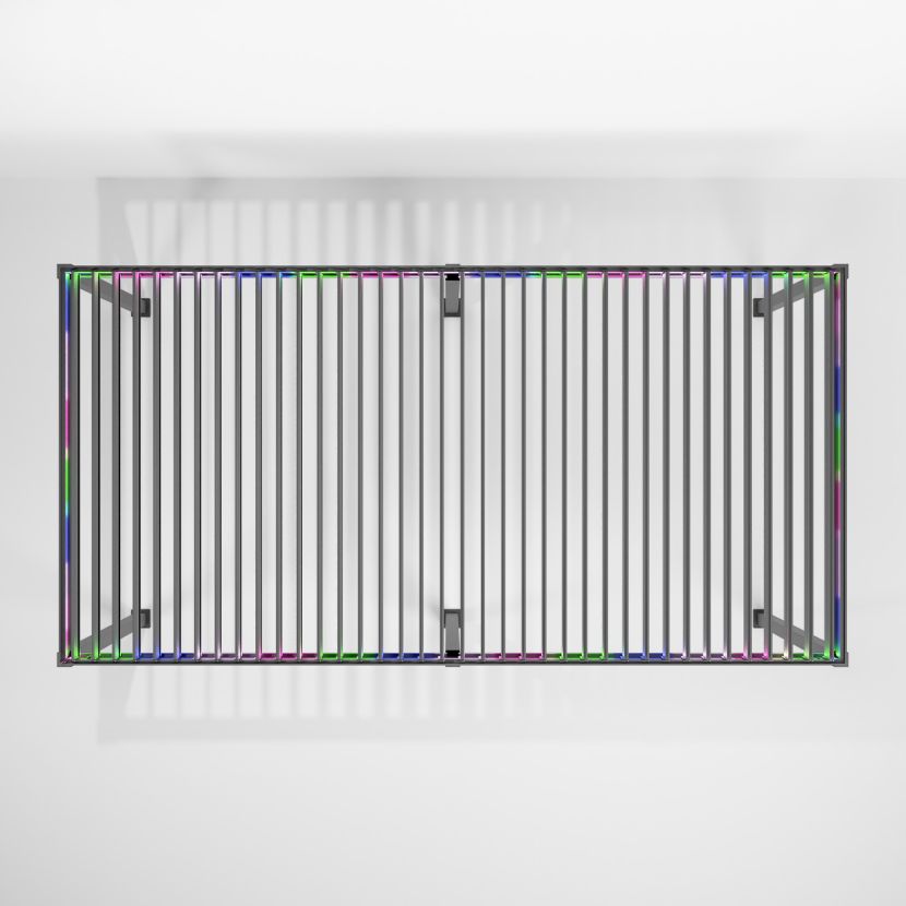 Nova <br> Titan Plus LED 6m x 3m Pergola Grey - Image 9