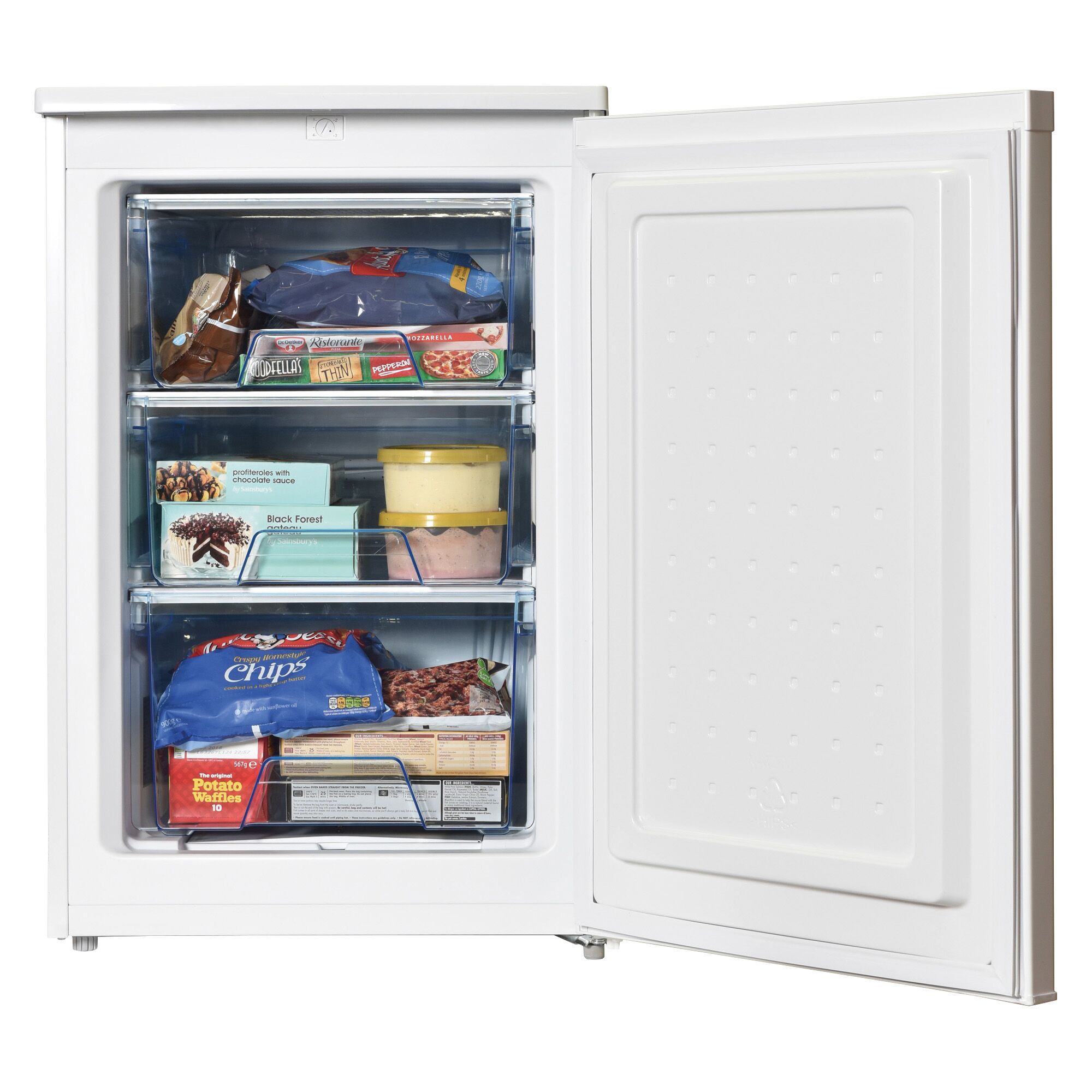 Statesman U355W 55Cm Under Counter Freezer - White - Image 2