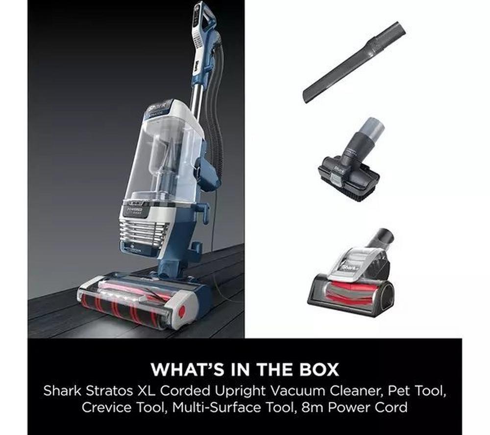 Shark AZ3000UKT Shark Stratos XL Anti Hair Wrap Plus Anti-Odour Upright Vacuum - Navy Blue - Image 5