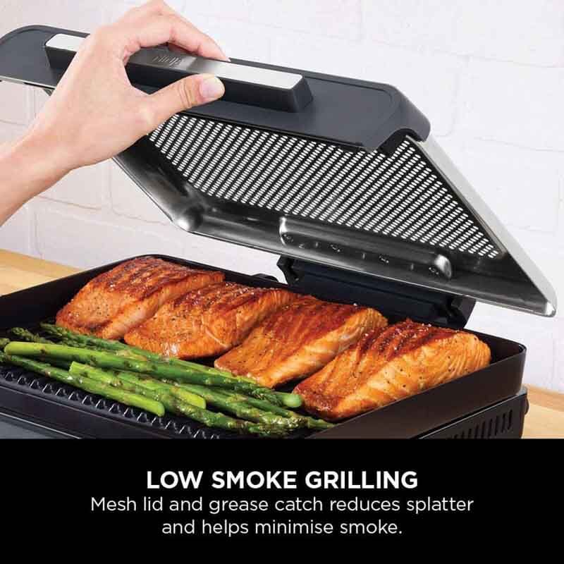 Ninja GR101UK Ninja Sizzle Grill & Flat Plate - Black - Image 7