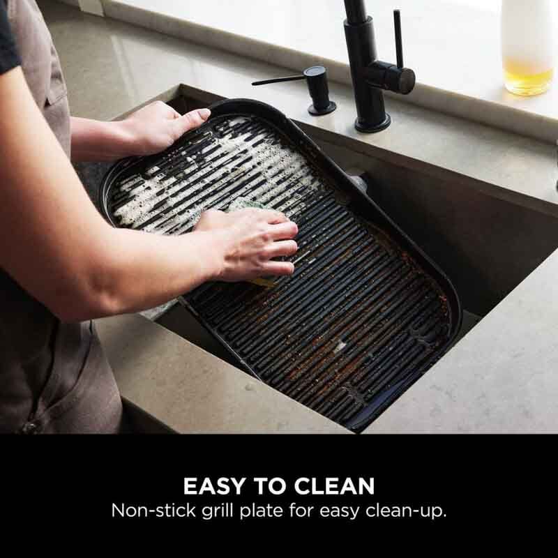 Ninja OG850UK Woodfire Pro XL Electric BBQ Grill & Smoker - Black/Grey - Image 12