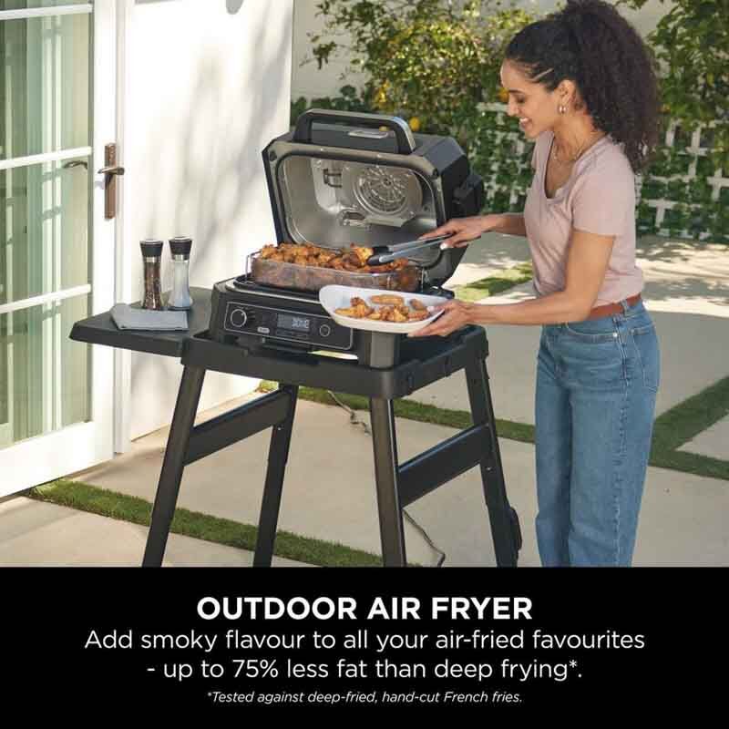 Ninja OG850UK Woodfire Pro XL Electric BBQ Grill & Smoker - Black/Grey - Image 7