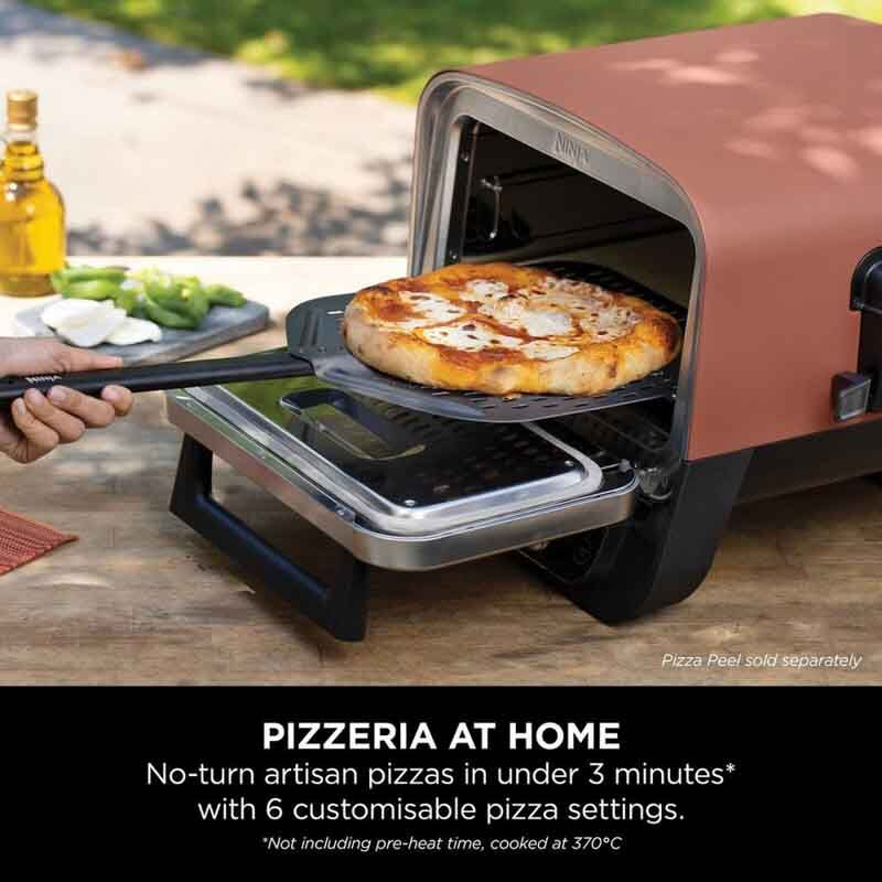 Ninja OO101UK Ninja Woodfire Electric Outdoor Oven - Terracotta/Steel - Image 5