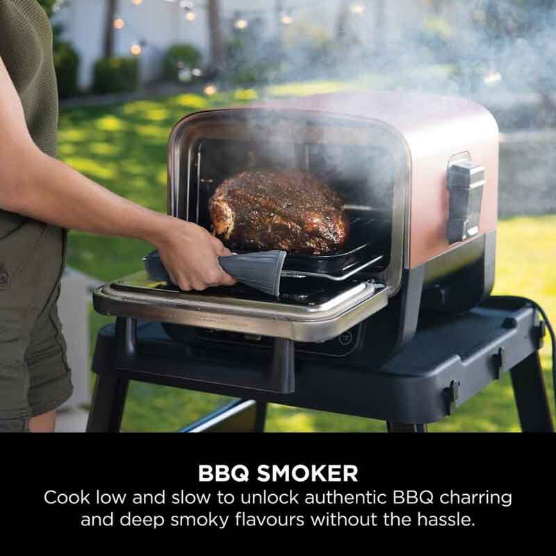 Ninja OO101UK Ninja Woodfire Electric Outdoor Oven - Terracotta/Steel - Image 9