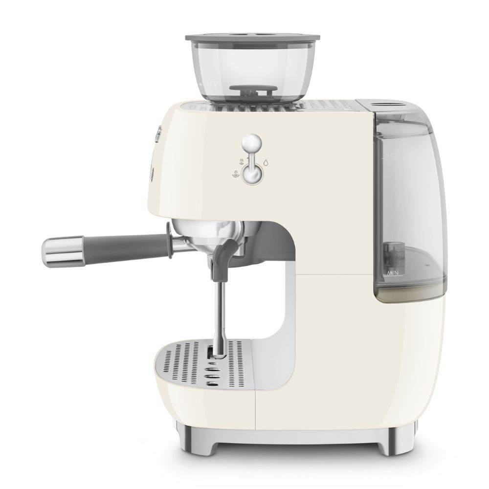 Smeg 50's Style Retro EGF03CRUK Espresso Coffee Machine - Cream - Image 2